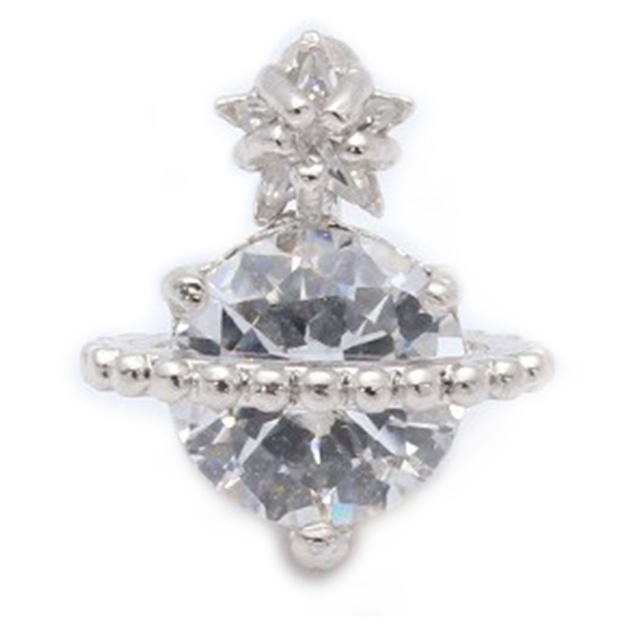 凛 RIN キャッチ ボディピアス 宇宙 12G 14G 16G 18G 軟骨 プラネット