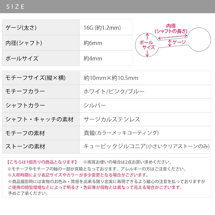 サージカルステンレス素材