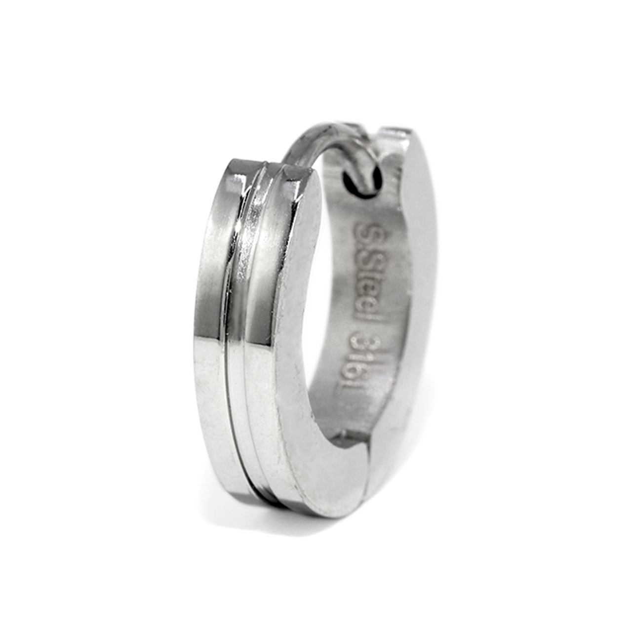 凛 RIN ピアス メンズ かっこいい ワンタッチリング サージカル