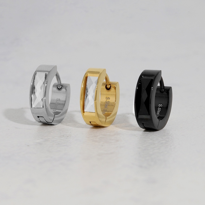 凛 RIN ピアス メンズ かっこいい ワンタッチリング フープ ジュエル