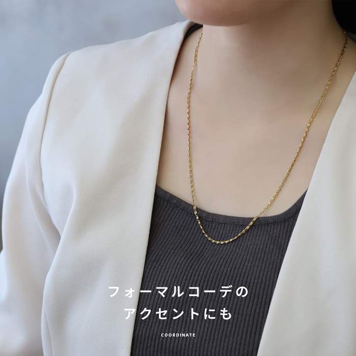 凛 RIN ネックレス レディース 金属アレルギー対応 ステンレス