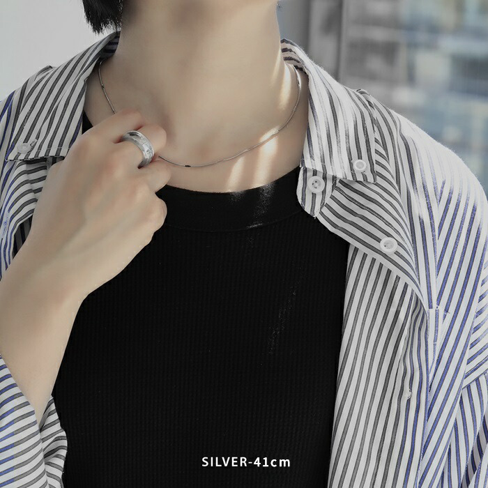 アクセサリー rina 凛 RIN つけっぱなし ネックレス レディース チェーン 46cm 41cm