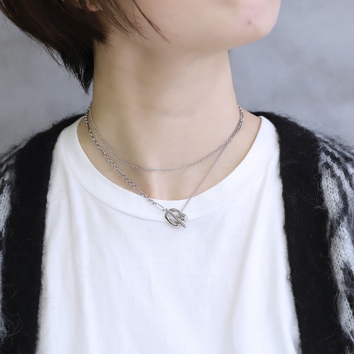 凛 RIN ネックレス レディース ロング 18Kコーティング 18金 Y字
