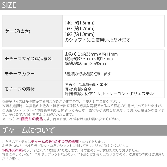 14G 16G 18G にカスタマイズできる