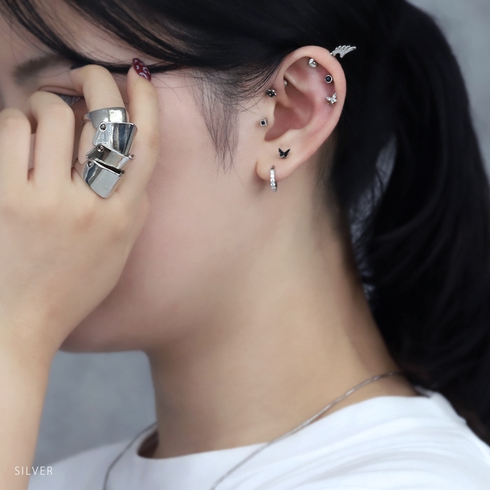 アーマーリング 指輪 リング 鎧 甲冑 騎士 ユニセックスデザイン 15号 スタイリッシュ ハード メンズ | 凛 RIN | 05