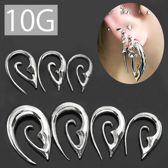 凛 RIN 軟骨ピアス ボディピアス 10G 個性的 スタイリッシュ