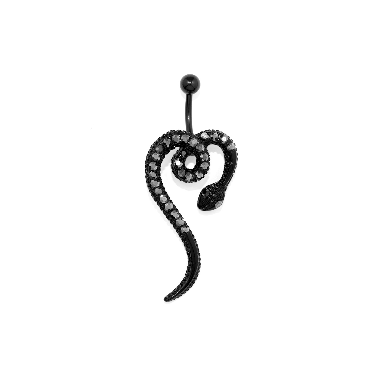 凛 RIN へそピアス 14G ボディピアス ハート アニマル ヘビ 爬虫類