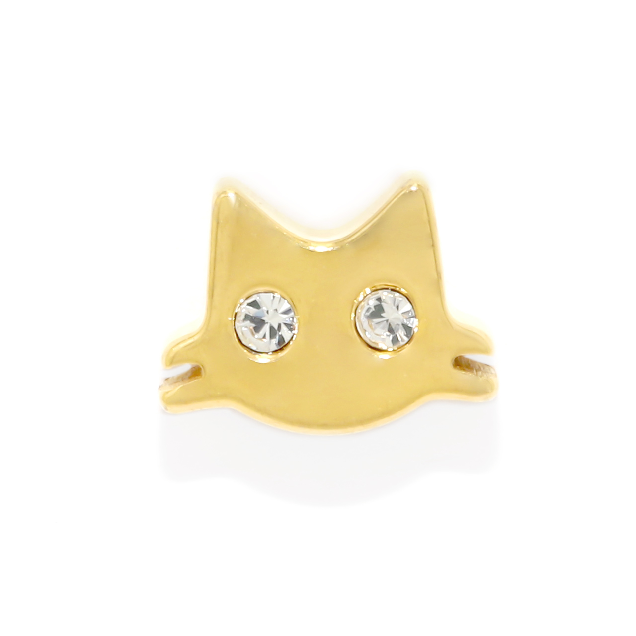 凛 RIN ボディピアス 猫 魚 ネコ 軟骨ピアス 16G 14G つけっぱなし 骨