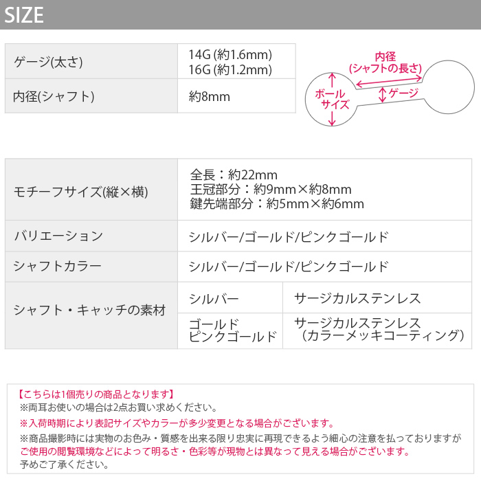 サージカルステンレス製