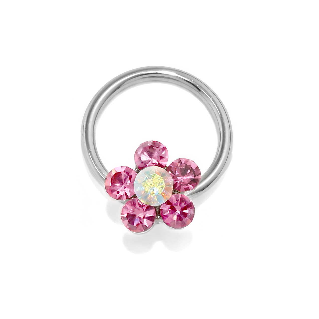 凛 RIN ボディピアス ビーズリング 花 軟骨ピアス 14G 16G