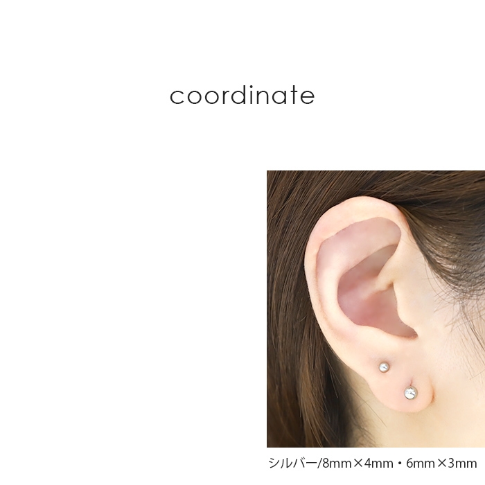 つけやすいピアス