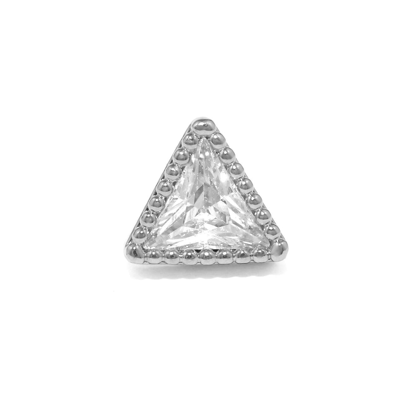 凛 RIN ボディピアス 16G トライアングル 軟骨ピアス ジュエル 三角
