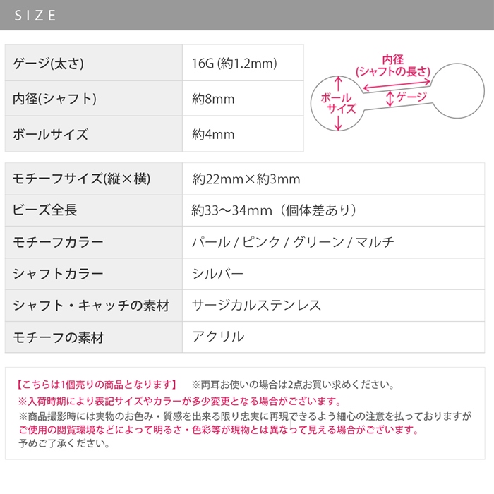 サージカルステンレス素材