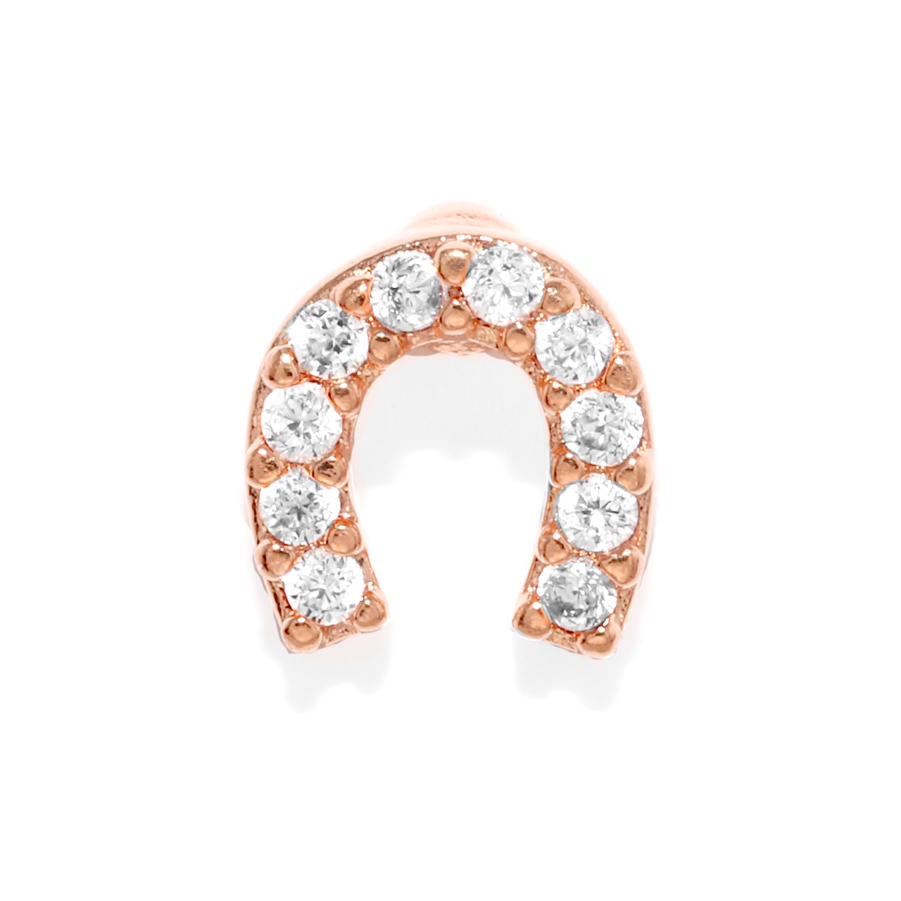 凛 RIN ボディピアス 馬蹄 キャッチ 16G 18G 軟骨ピアス キラキラ