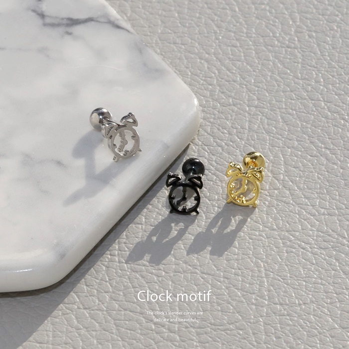 凛 RIN ボディピアス 16G 軟骨ピアス 時計 クロック ウォッチ