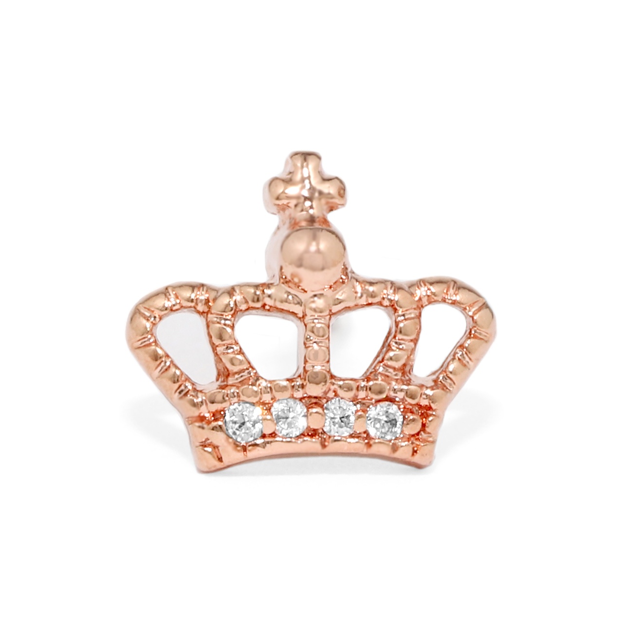 凛 RIN ボディピアス 16G ヘリックス 王冠 軟骨 クラウン キラキラ