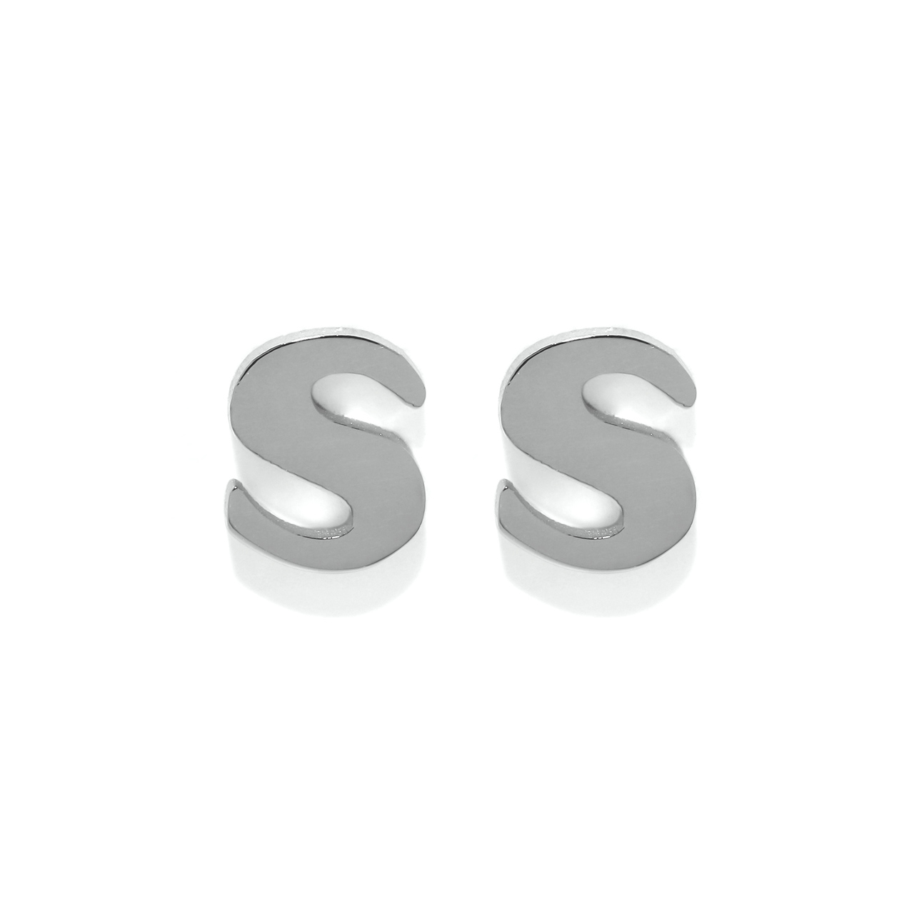 カースティンアッシュ☆ピアス 選べる イニシャル シルバー カースティンアッシュ☆ピアス 選べる イニシャル シルバー