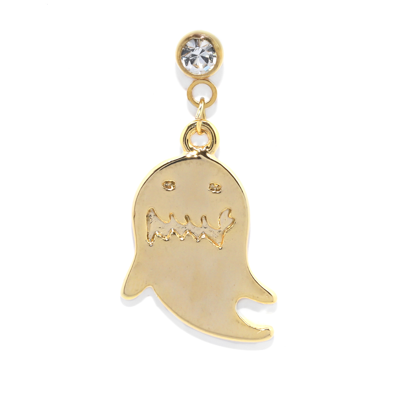 凛 RIN ボディピアス 面白い おばけ ハロウィン 14G 16G 軟骨 ゴースト