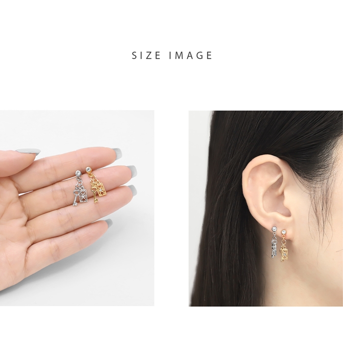 凛 RIN ボディピアス 14G 16G 軟骨ピアス 鍵 キー ジュエル