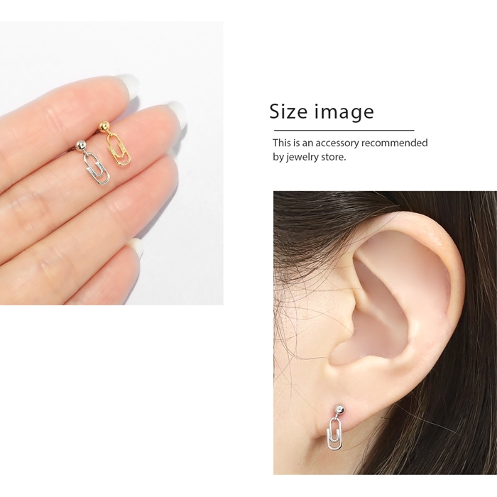 凛 RIN ボディピアス 16G 軟骨ピアス クリップ 文房具 ストレート