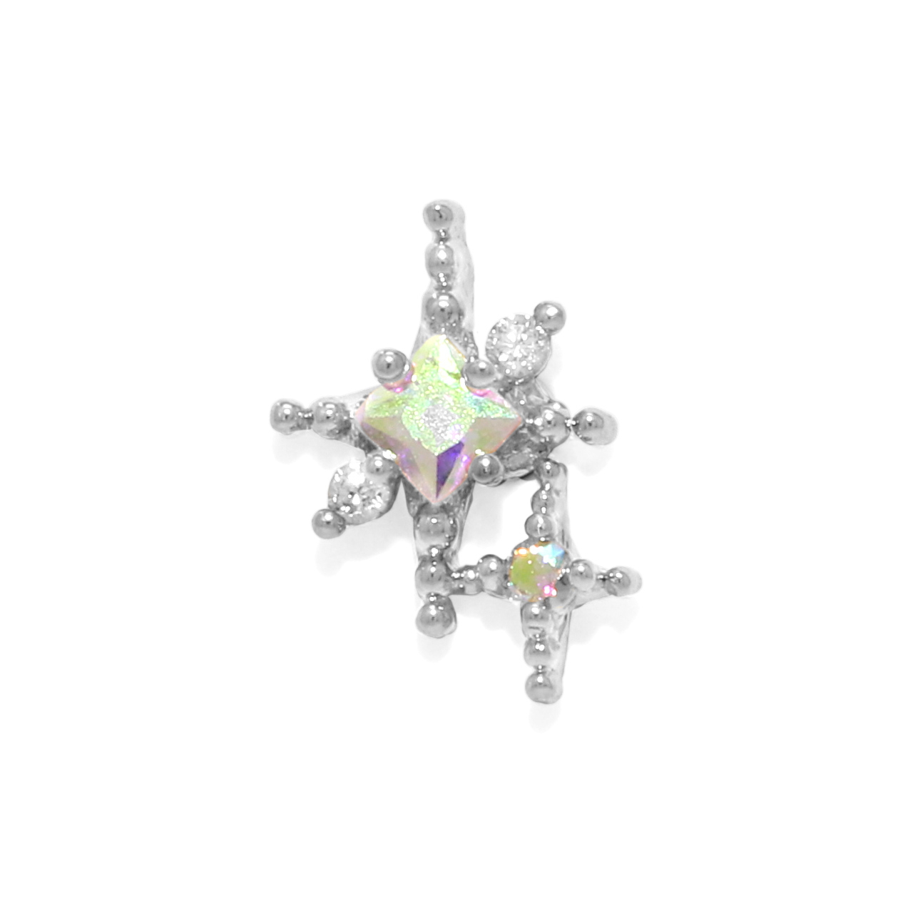 凛 RIN 軟骨ピアス 16G ボディピアス 星 スター キラキラ ジュエル
