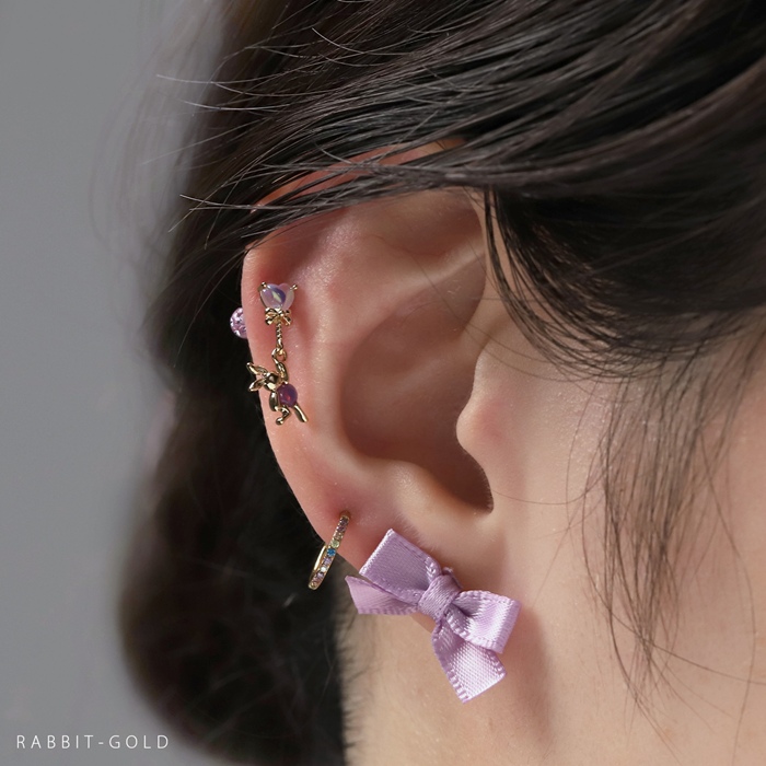 凛 RIN ボディピアス ハート くま うさぎ 軟骨 16G コアラ 兎 風船