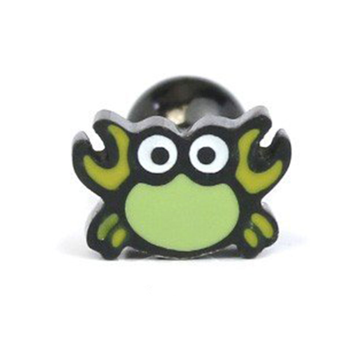 凛 RIN ボディピアス 軟骨 16G カニ 蟹 海 可愛い カラフル ポップ