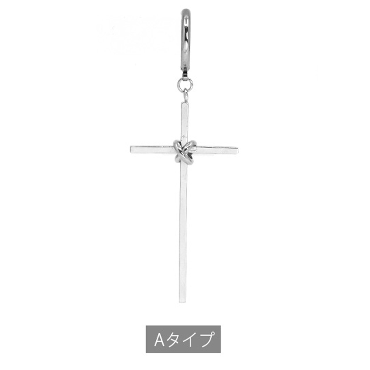 凛 RIN ボディピアス ワンタッチ クロス 18G リング 軟骨 十字架 三角