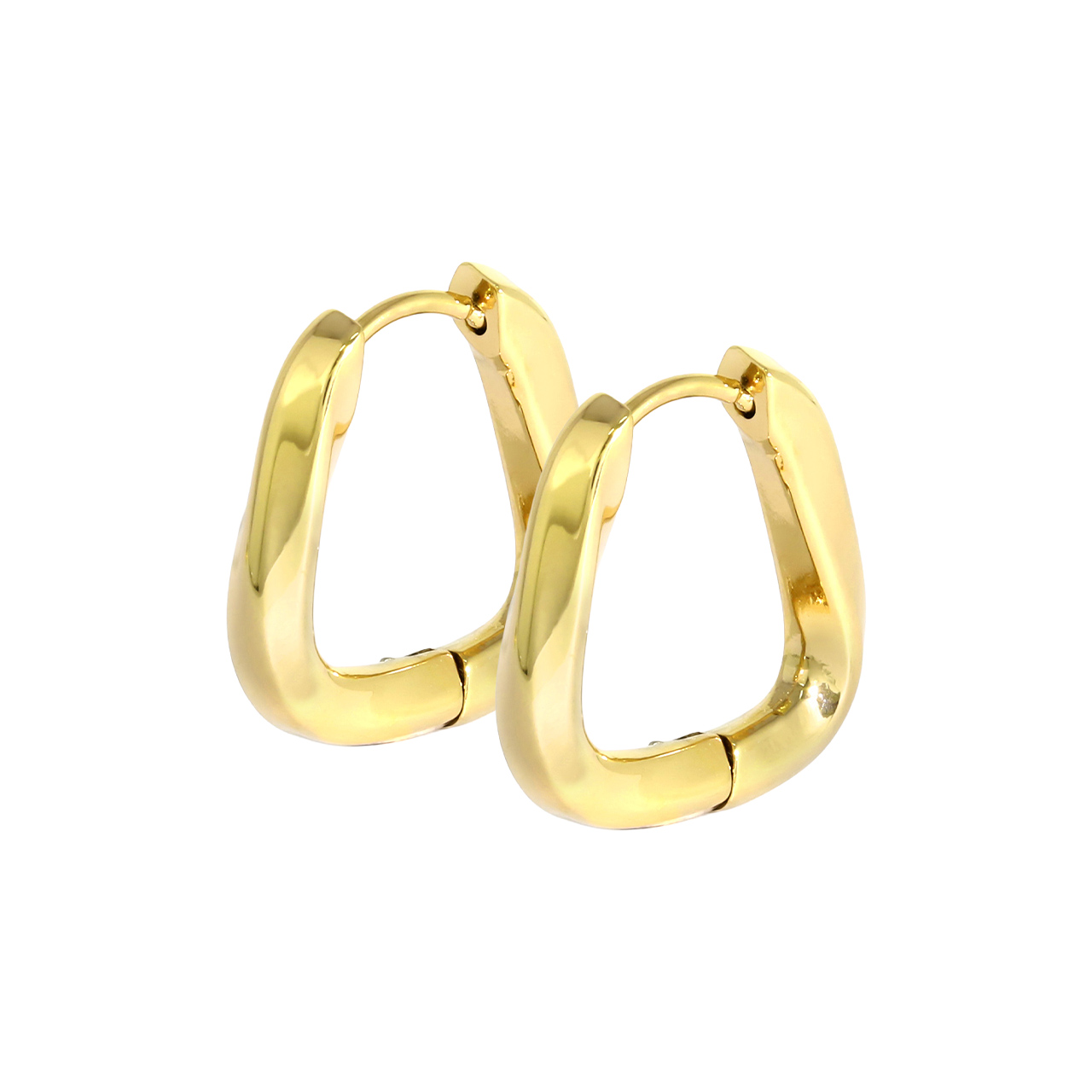 ホワイトデー ピアス 金属アレルギー対応 フープ レディース ワンタッチ リング サージカルステンレス 『両耳用・2個セット』 | 凛 RIN | 02