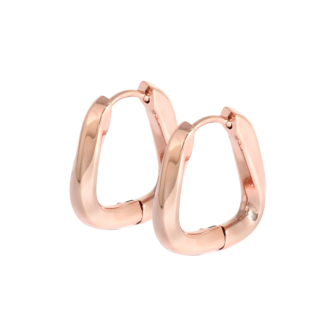 ホワイトデー ピアス 金属アレルギー対応 フープ レディース ワンタッチ リング サージカルステンレス 『両耳用・2個セット』 | 凛 RIN | 03