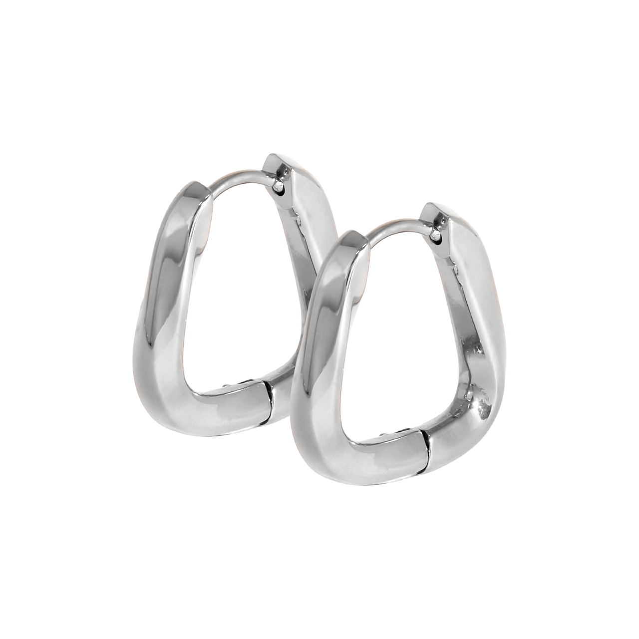 ホワイトデー ピアス 金属アレルギー対応 フープ レディース ワンタッチ リング サージカルステンレス 『両耳用・2個セット』 | 凛 RIN | 01