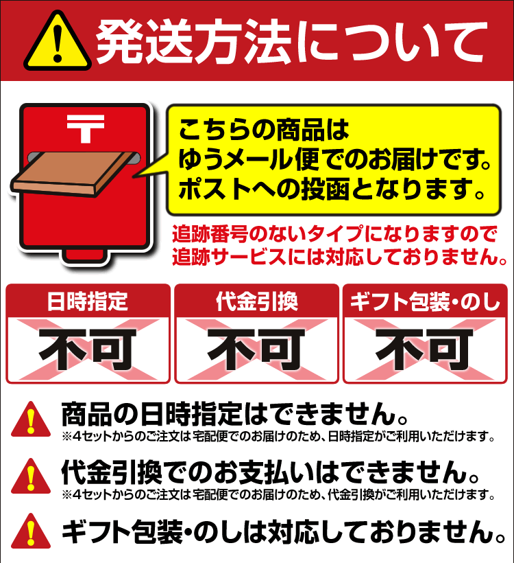 商品の発送方法について