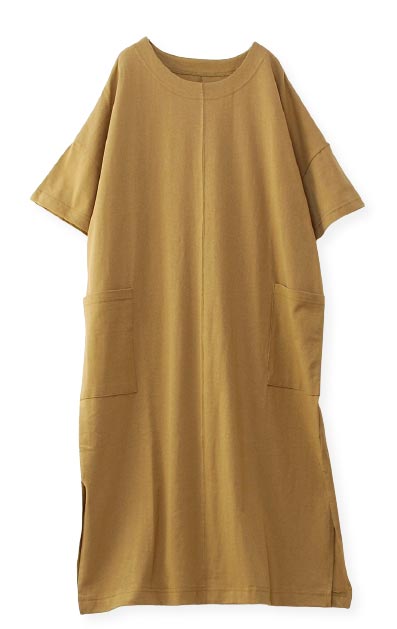 SALE50)(M〜L)綿100％ OE 天竺 サイド スリット センターシーム