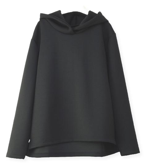 SALE50)(M〜L)ストレッチ ボンディング シンプル 長袖 パーカー SALE50)(M〜L)ストレッチ ボンディング シンプル 長袖 パーカー