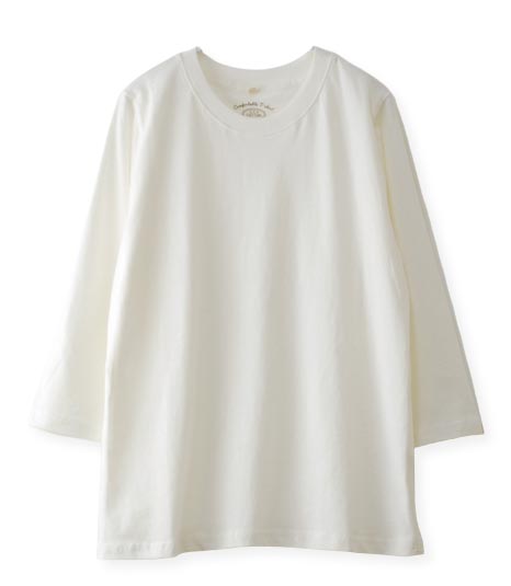 tシャツ 「Liyoca」強撚コットンタートルカットソー レディース Liyoca tシャツ 「Liyoca」強撚コットンタートルカットソー