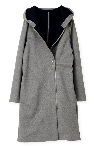 お中元 お歳暮 お年賀 夏 冬 年末年始のご挨拶 ギフト 通販な SALE30) (M〜L)綿混 ダンボール ニット 配色 フーデット 2Way ジャケット・アウター