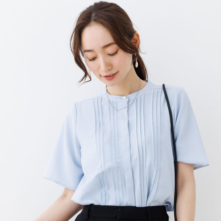 ブラウス レディース トップス 春夏 別注(メール便 送料無料06)(S〜LL 