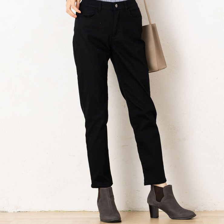 【へい】junhashimoto ストレッチテパードデニム(裏起毛) 裏起毛 テーパード デニム パンツ 秋 冬 9.3OZ 裏起毛ストレッチデニム