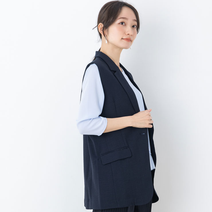【美品】 ROSSA ベスト ジレ LLサイズ ブルー 楽天市場】ベスト レディース おしゃれ サマー ベスト