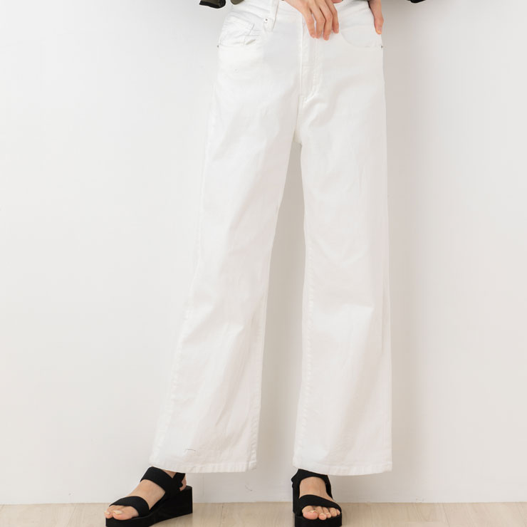 サマー デニム パンツ ワイド(メール便 送料無料12)9OZ 接触冷感