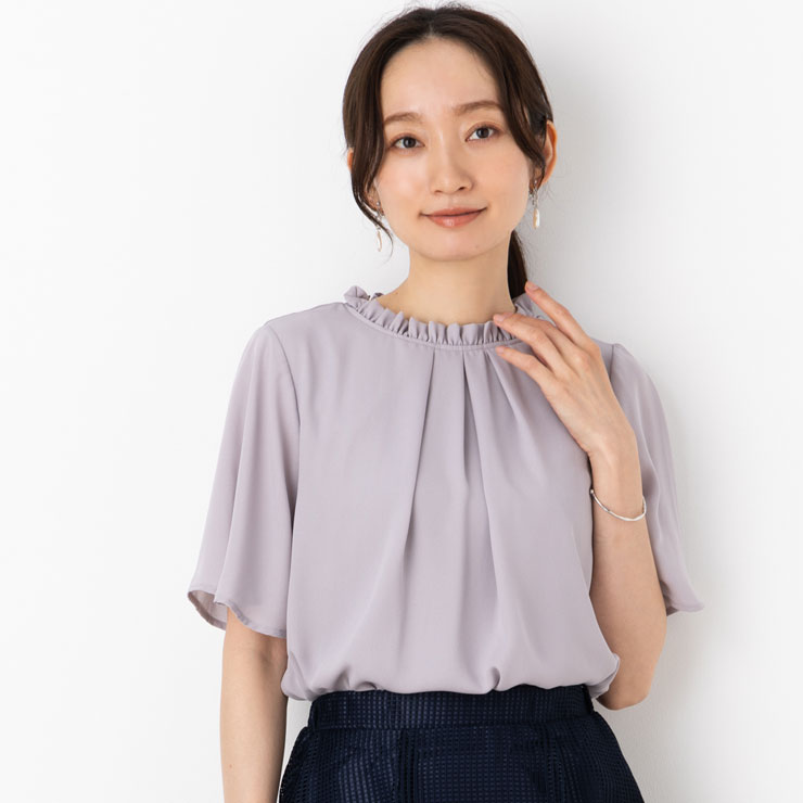 ブラウス 半袖 レディース トップス 春 夏(メール便 送料無料12)ジョー