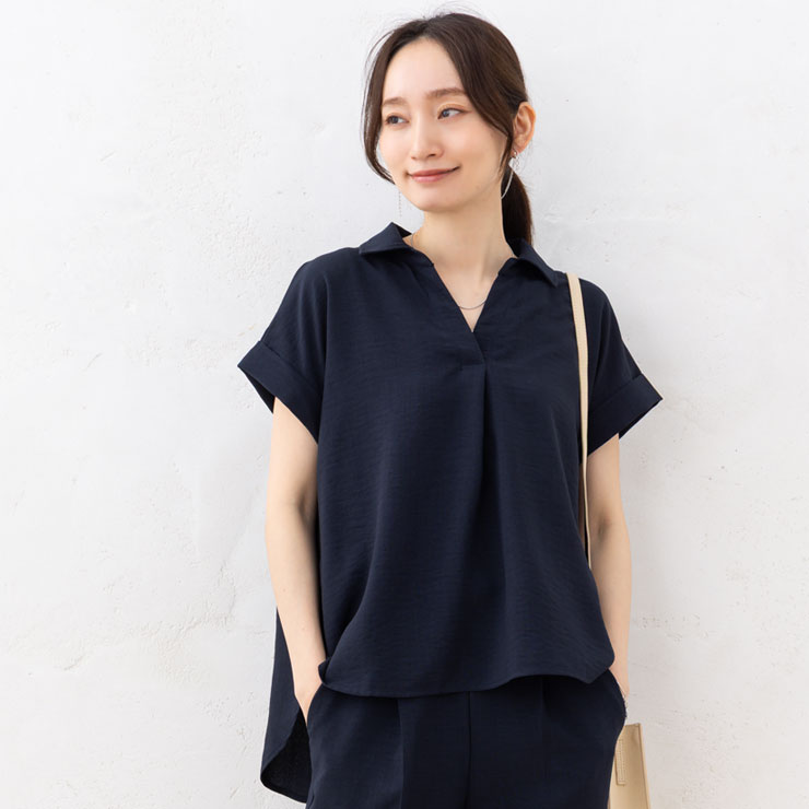 シャツ 夏(メール便 送料無料12)麻調合繊 ヴィンテージ UVカット＆抗 