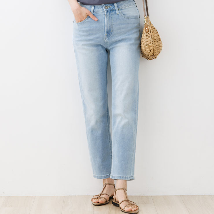 ストレート デニム パンツ レディース 春 夏 秋(メール便 送料無料12 