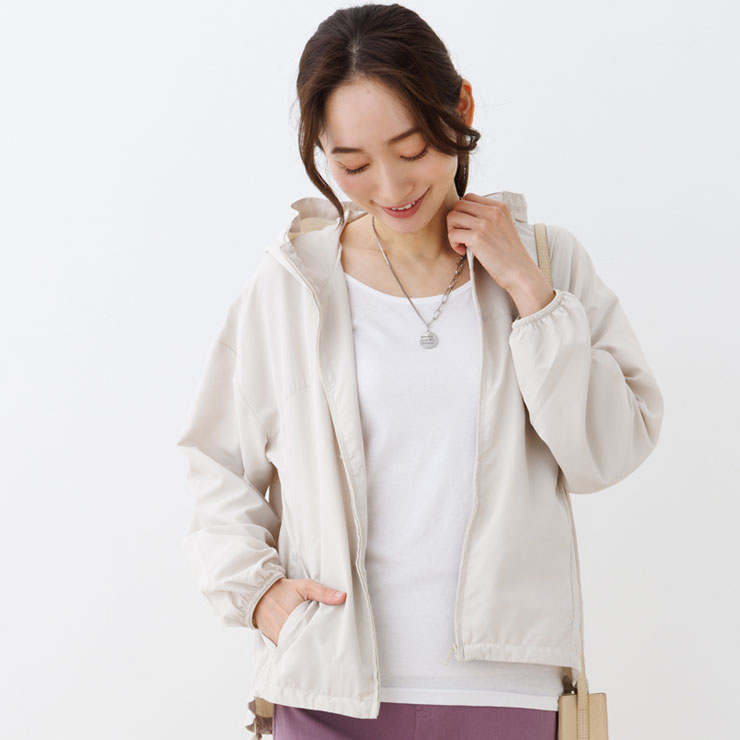 薄手 アウター 春 夏 レディース 秋 マンパー(メール便 送料無料12)T