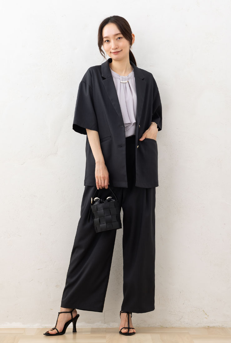 アルベロベロ　麻混の可愛い薄手のジャケット mm-eh-100-1.jpg