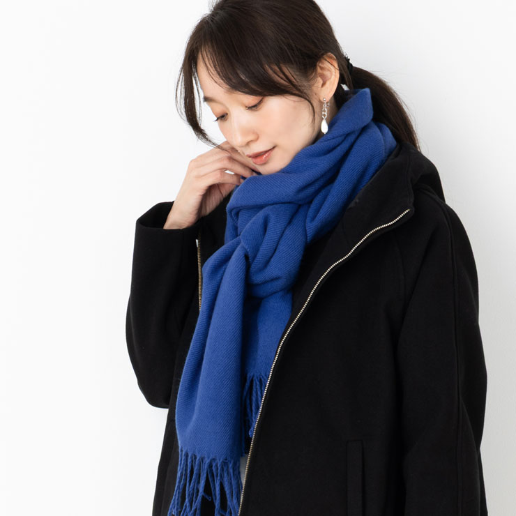 ストール 大判 秋 冬 春 レディース マフラー (メール便 送料無料12