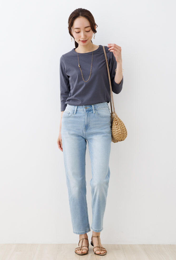 ストレート デニム パンツ レディース 春 夏 秋(メール便 送料無料12