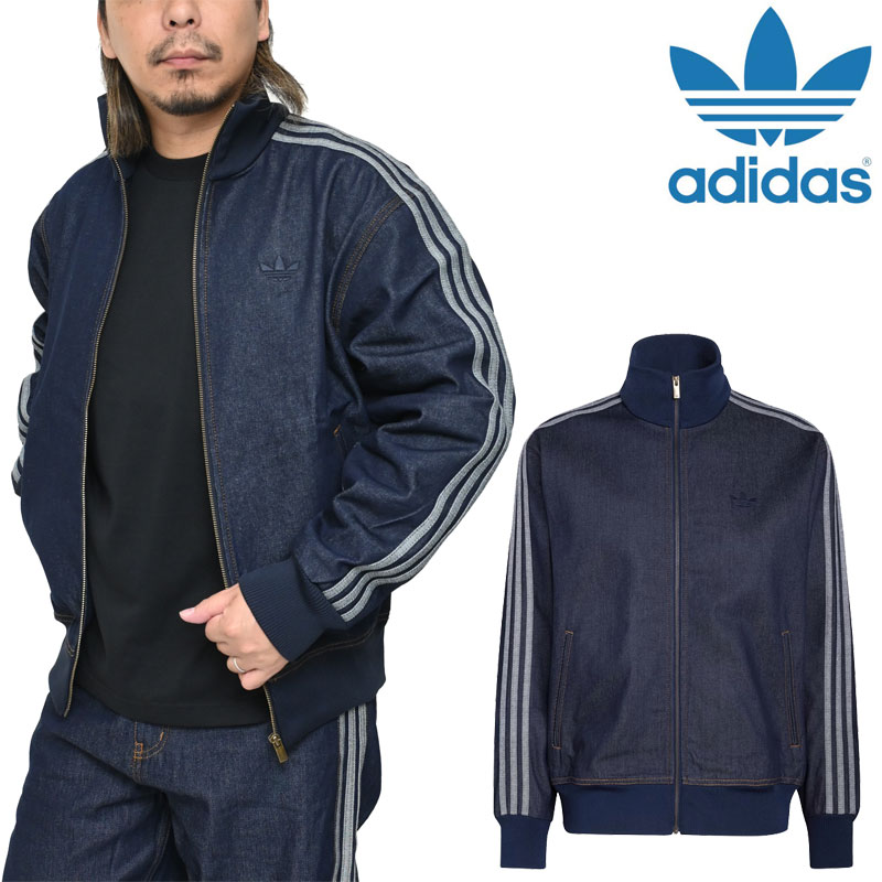 新品 アディダス デニムジャケットファイヤーバードトラック上下 XL 34 adidas Originals アディダス オリジナルス originals デニム