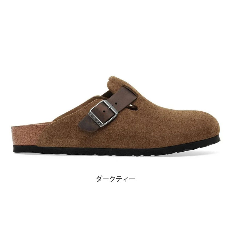 BIRKENSTOCK Boston スエード サンダル ブラウン 40 BIRKENSTOCK（ビルケンシュトック） サンダル シューズ メンズ Boston