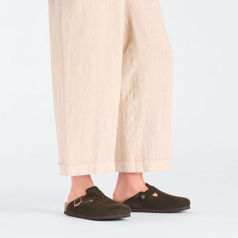 Boston Birkenstock ビルケンシュトック サンダル モカ 男 ビルケンシュトック BIRKENSTOCK サンダル メンズ レディース